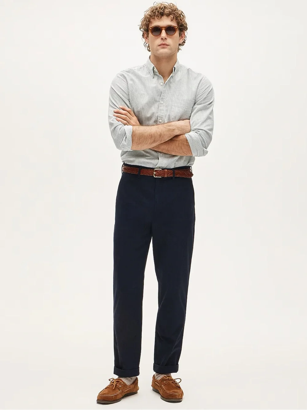 J. CREW Broken-in Straight chino pant in Newport Navy Size 32 NWT $98 CD466